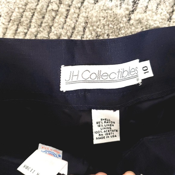 JH Collectables Vintage High Waist Tapered Pants size 10 New with Tags - Picture 5 of 9